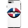 Orgoglio Cultura Repubblica Dominicana Custodia per iPhone 7 Plus/8 Plus Bandiera Repubblica Dominicana Labbra