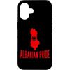 Albanian Flag European Heritage Clothing Custodia per iPhone 16 Bandiera dell'Albania Patriottica Uomini Donne Bambini Albanese Orgoglio