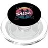 Vintage Dancer Synthwave Miami Couple Si Divertente Salsa Danza Retro Tramonto Detto Amanti PopSockets PopGrip per MagSafe