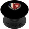 Souvenirs France Lover Gifts Half French Tunisian Roots France Tunisia PopSockets PopGrip Adesivo