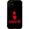 Albanian Flag European Heritage Clothing Custodia per iPhone 11 Bandiera dell'Albania Patriottica Uomini Donne Bambini Albanese Orgoglio