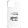 Fraxoweb Custodia per iPhone 16 Pro Max Never Forget - Nastro audiocassetta retrò vintage videoregistratore floppy