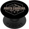US States United States USA Country Amer Carolina del Nord Est.1789 Stati Uniti America PopSockets PopGrip Adesivo