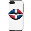 Orgoglio Cultura Repubblica Dominicana Custodia per iPhone SE (2020) / 7/8 Bandiera Repubblica Dominicana Labbra