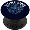 Science Rocks Line Designs Science Rocks per scienziati e amanti STEM PopSockets PopGrip Adesivo