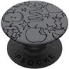 Cute Fruit Art Mele tagliate a fette e intere con stelle PopSockets PopGrip Adesivo