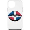 Orgoglio Cultura Repubblica Dominicana Custodia per iPhone 12 mini Bandiera Repubblica Dominicana Labbra