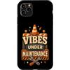 Jimbeels Custodia per iPhone 11 Pro Max Umorismo umore manutenzione