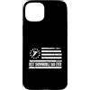 Best Dad Ever Father's Day Dad Birthday Custodia per iPhone 15 Plus Macchina da neve in motoslitta bandiera americana americana patriottica retrò