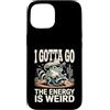 Frog Raccoon Desert Meme Humor Custodia per iPhone 15 Devo andare l'energia è strano procione rana