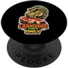 PeeKay Apparel - Dino Carnivore Diet Only T Rex Amante della carne divertente PopSockets PopGrip Adesivo