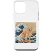 Golden Retriever Puppy Lover PS Custodia per iPhone 12 mini Golden Retriever giapponese Kanagawa Wave Surf Amante dei cani