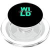 Matching Light Teal Aqua Color Graphic T Colore verde acqua chiaro chiaro verde acqua grafico verde acqua PopSockets PopGrip per MagSafe