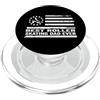 Best Dad Ever Father's Day Dad Birthday Pattinaggio a rotelle Roller Skater retrò anni '80 bandiera americana americana PopSockets PopGrip per MagSafe