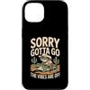 Frog Alligator Desert Sarcastic Retro Custodia per iPhone 13 Mi dispiace devo andare The Vibes Are Off Frog Meme