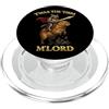 Funny T'was the 'Tism M'Lord Apparel Funny T'was The 'Tism M'Lord Cavaliere Medievale Rana tsim PopSockets PopGrip per MagSafe