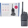 PNI Radio portatile professionale PNI PMR R15 0.5W, ASQ, TOT, CTCSS-DCS, Monitor, 1200mAh, Programmabile