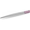 Swarovski Lucent Penna a Sfera, con Cristalli RosaSwarovski e Montatura Cromata, Rosa