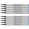 Faber-Castell 148712 - Cartucce di ricambio per penna roller Basic (confezione da 10, blu)