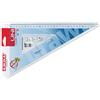 ARDA Squadra 60° In Plastica Trasparente Misura 30 Cm, 1 Pezzo
