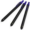 Pentel Energel BL437R1 - Penna a sfera retrattile a inchiostro gel, punta da 0,7 mm, confezione da 3, colore: Blu