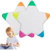 Tanxemery Evidenziatore a stella multicolore,Evidenziatore a forma di stella, per bambini a forma di 2X multicolore, Cancelleria scolastica che studia la penna da lavoro per