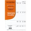 Cangini Filippi Ricambio Organizer Agenda Settimanale 2025 cm. 14,5x21