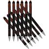 Q-Connect Penna a sfera a scatto Lamda 0,7 mm rosso KF00671-12 pezzi.
