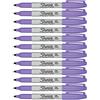 Sharpie - Pennarelli permanenti, punta fine, inchiostro viola chiaro, confezione da 12