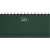 Agendepoint.it - Planning Settimanale Agenda 2027 Da Tavolo 13x30cm Spiralato Verde Neutra
