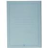 Arca 0224AZ Cartella con Alette, 50 Pezzi, Azzurro, cartoncino, 245 x 325 mm