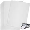 Fuyoooo 15 fogli di pulizia per stampanti, scanner, fogli di pulizia per stampante laser, carta distruggidocumenti e lubrificanti, 21,9 x 28,9 cm, fotocopiatrice, fax, fogli di pulizia per scanner