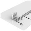 MTS Magnete - Magneti a parallelepipedo, al neodimio, 5 x 5 x 1 mm, N44H, fino a 120°, 50 pz