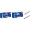 BOSTITCH STCR211506Z - Punti metallici (dimensione della graffetta: L = 6 mm, 1/4) (versione adatta: pinzatrici tipo Bostitch B8 & cucitrice 02245) 2 confezioni da 5000 graffette