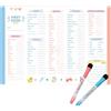 Dreuhuing Baby Food Tracker, Tabella degli alimenti per lo svezzamento del bambino, Lista di controllo magnetica dei primi alimenti del bambino, Tabella degli alimenti giornalieri magnetica, Tabella della lista