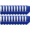 Netuno 20 raccoglitore cartone ecologico riciclato blu a 2 anelli A4 dorso 8 cm faldone portadocumenti per ufficio scuola archivio