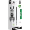 Zebra Pen Ricarica - Compatibile con Zebra G750, G301 e G450 - Ricarica per penna a inchiostro gel in acciaio inox, punta media da 0,7 mm, inchiostro nero, 12 pezzi