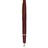 Gullor Color X80 - Penna stilografica dal design semplice, con convertitore e confezione regalo, clip dorata, pennino fine (0,5 mm), rosso