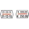 Printex PACK 10 ROTOLI 1000 ETICH. 26x16mm ONDA BIANCO PERM. Printex