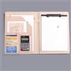 Tissting Cartella Portadocumenti in Cuoio, Organizer Multitasca A4 con 4 Scomparti, 33.4 cm x 24.8 cm, in Pelle per Ufficio, Scuola e Viaggi