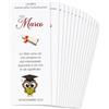 Cormar LAUREA PERSONALIZZATO SEGNAPOSTO GUFO IDEA ORIGINALE RICORDO KIT DA 45 PEZZI (1)
