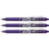 PILOT Original Pilot FriXion Ball Clicker 0,7 - Set di 3 penne originali Frixion Pilot Pen viola