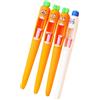XAGMODSHN 4 penne gel retrattili a forma di carota da 0,5 mm, con impugnatura comoda, per prendere appunti, scrivere agevolmente, set di carote neutre