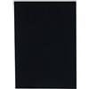Fabriano Ecoqua Plus - Quaderno rilegato con colla, formato A5, 14,7 x 21,1 cm, colore: Nero