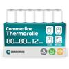 Commerline Rotoli di carta termica | 80 mm x 80 mm x 12 mm, 80 metri, 5 rotoli | Ec Rollen, carta termica