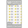 ETIKIDS 50 etichette adesive personalizzate per vestiti, non è necessario tirare. Adesivi per articoli adatti a microonde, lavastoviglie e congelatore. Etichette personalizzate per scuola e l'asilo. Bianco