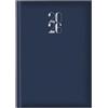 PRESTIGE & DELUXE Agenda 2026 Giornaliera 17 x 24 cm Similpelle ufficio parrucchiere ristorante blu + Omaggio penna a scatto e segnalibro