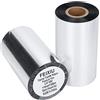FEIXIU Nastro di trasferimento termico 4.3 x 984' (110mmx300m) - 1 rotolo. Resina migliorata cera 1/2 pollici Core Barcode Ribbon Ink Out per etichetta, Tag Barcode Stampa per Zebra TEC