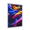 Danieli - Cornice a Scatto LED Retroilluminata per Poster 70x100 cm. Schermo Led Pubblicitario Bifacciale in Alluminio, Ideale per Vetrine, Negozi, Agenzia Immobiliare. Insegna Luminosa Led