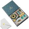zwxqe Stamp Making Kit, Wax Seal Stamps, Fire Seal Set, Letter Sealing Stamp Set, Complete Wax Seal Kit, Sealing Beads, Warmer Spoon, Personalized Sealing Stamps, Crafting Supplies, Letter Sealing,